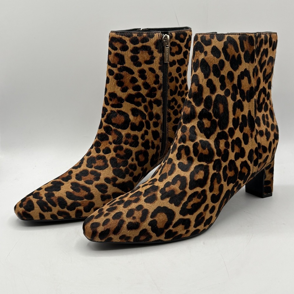 Womens Rockport Total Motion Marisaly Ankle Booties Size 8 Leopard Print